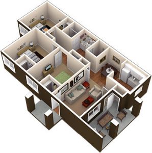 Three Bedroom CSU Student Apartment